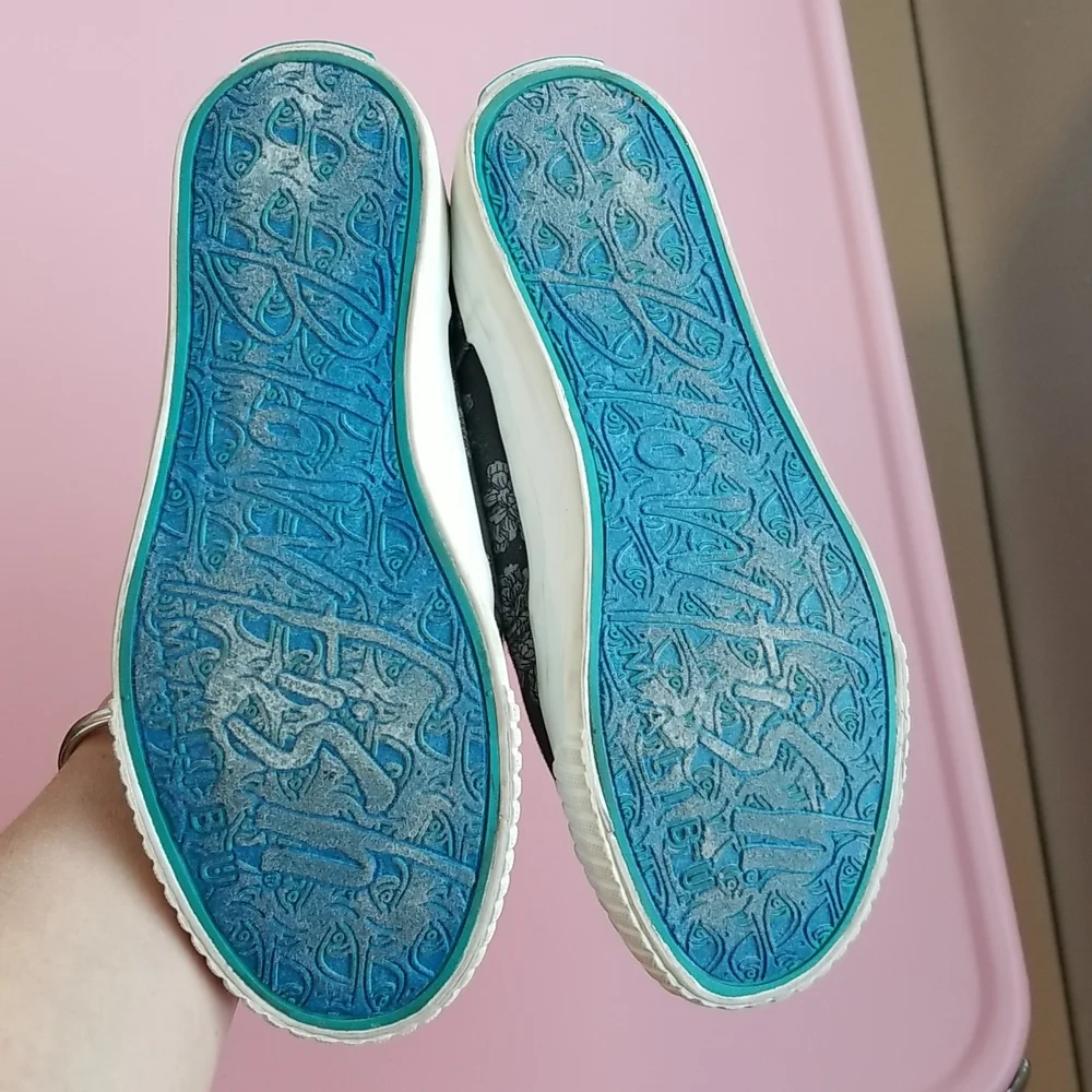 BLOWFISH Mod Floral Slip On Sneaker 6.5 Grey - Picture 5 of 9